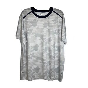 Rhone Mens‎ Small Swift Short Sleeve Performance T-Shirt Gray Camo
